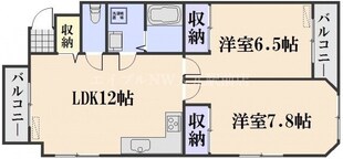 メープルビューの物件間取画像